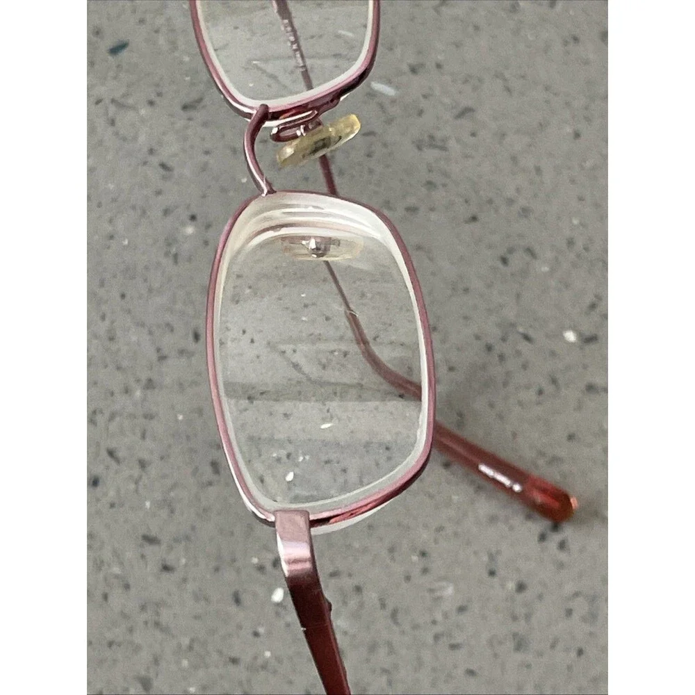 Candie’s C Sandra PK Pink 49-16-130 Metal Eyeglasses Frames ONLY Rectangle